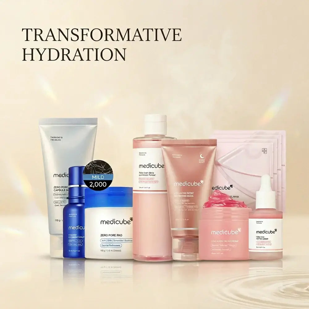 Buy Medicube Glass Glow Kit | Korean Collagen & Pore Care Emira Fix