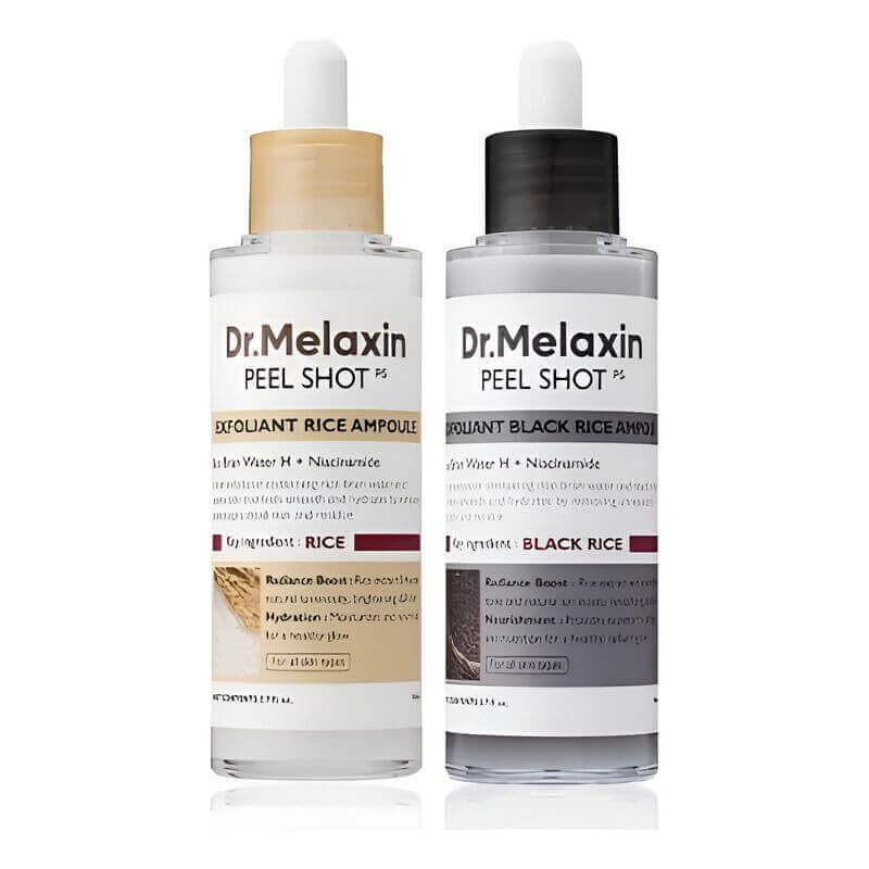 5️⃣ dr melaxin peel shot ampoules korean brightening exfoliating serum