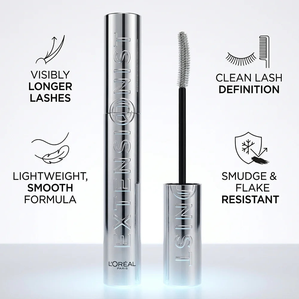 L’Oréal Paris Extensionist Mascara , Lengthen and Curl Lashes Emira Fix