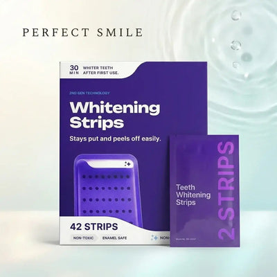 Buy Best Peroxide Free Purple Teeth Whitening Strips Safe Emira Fix