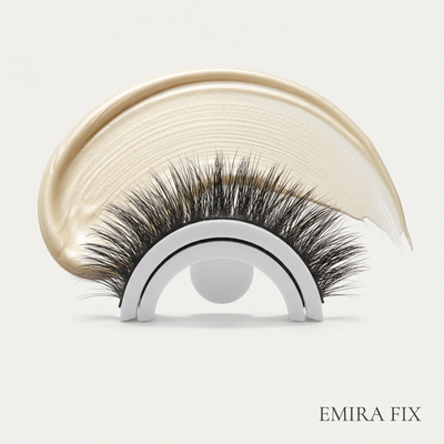 Self Adhesive Lashes 3D Faux Mink False Lashes Reusable Natural Look Emira Fix