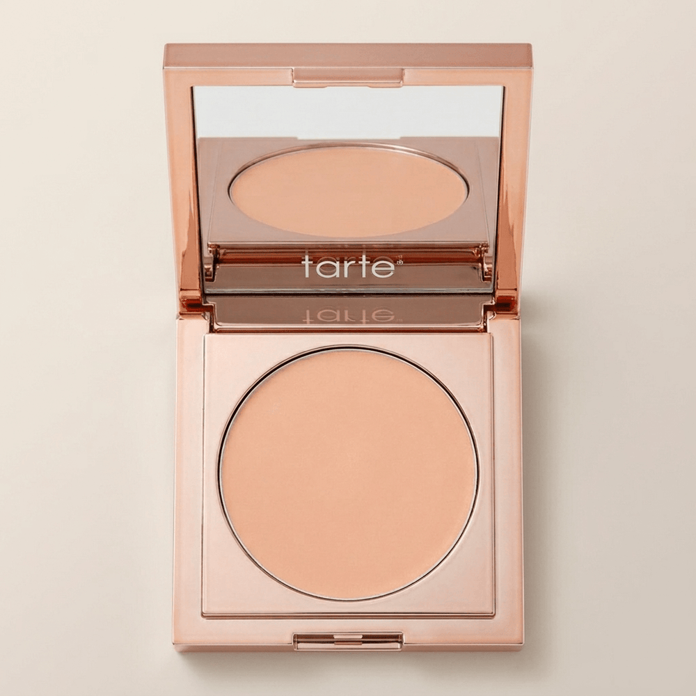 Tarte Under Eye Corrector with Brush – Full Coverage Concealer in sleek compact, perfect for neutralizing dark circles.