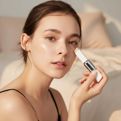 ELROEL Foundation Stick V White Full Coverage Glow Makeup Emira Fix